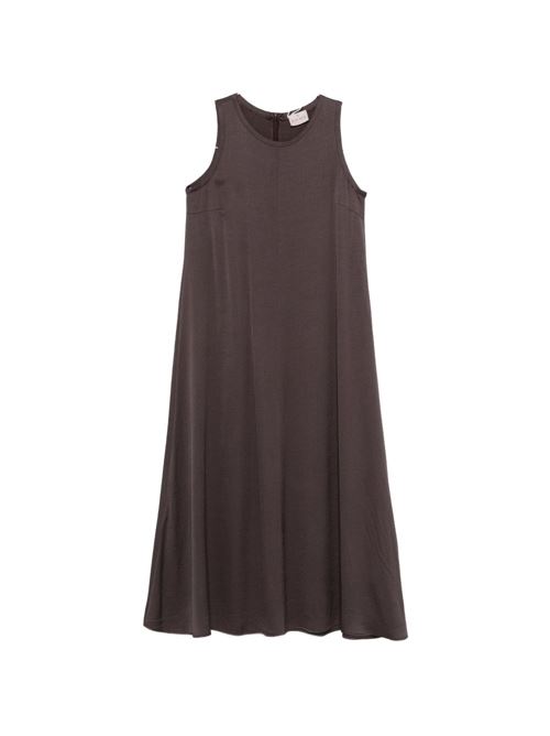 Abito donna Emme Marella lungo smanicato chocolat EMME Marella | UGUALE003